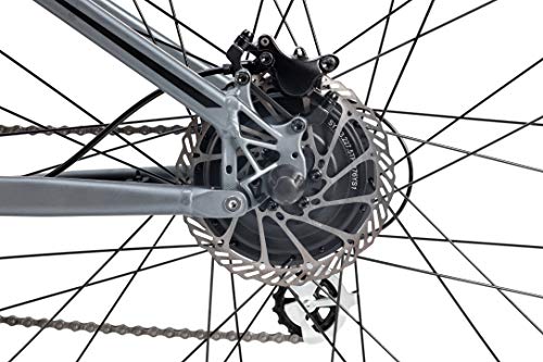Moma Bikes Bicicleta Electrica, EMTB 29", Full Suspension, Shimano 24v, Frenos de Disco hidráulicos, Bateria Integrada Ion Litio 48V 13Ah